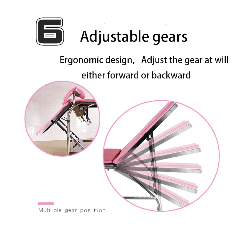 Hospital Multifunction Stainless Steel Chair Obstetric S.S.Gynecology Examination Bed