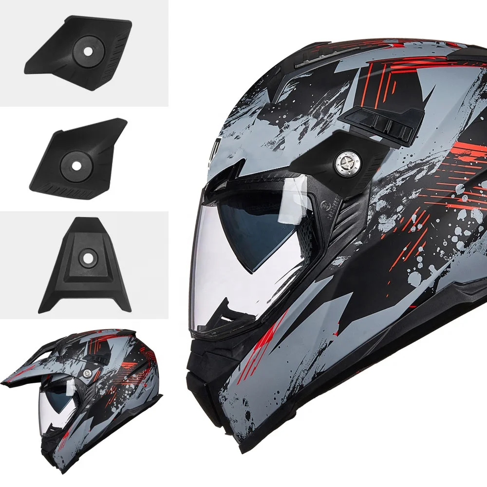 ILM Off Road Motorcycle Dual Sport Helmet Full Face Sun