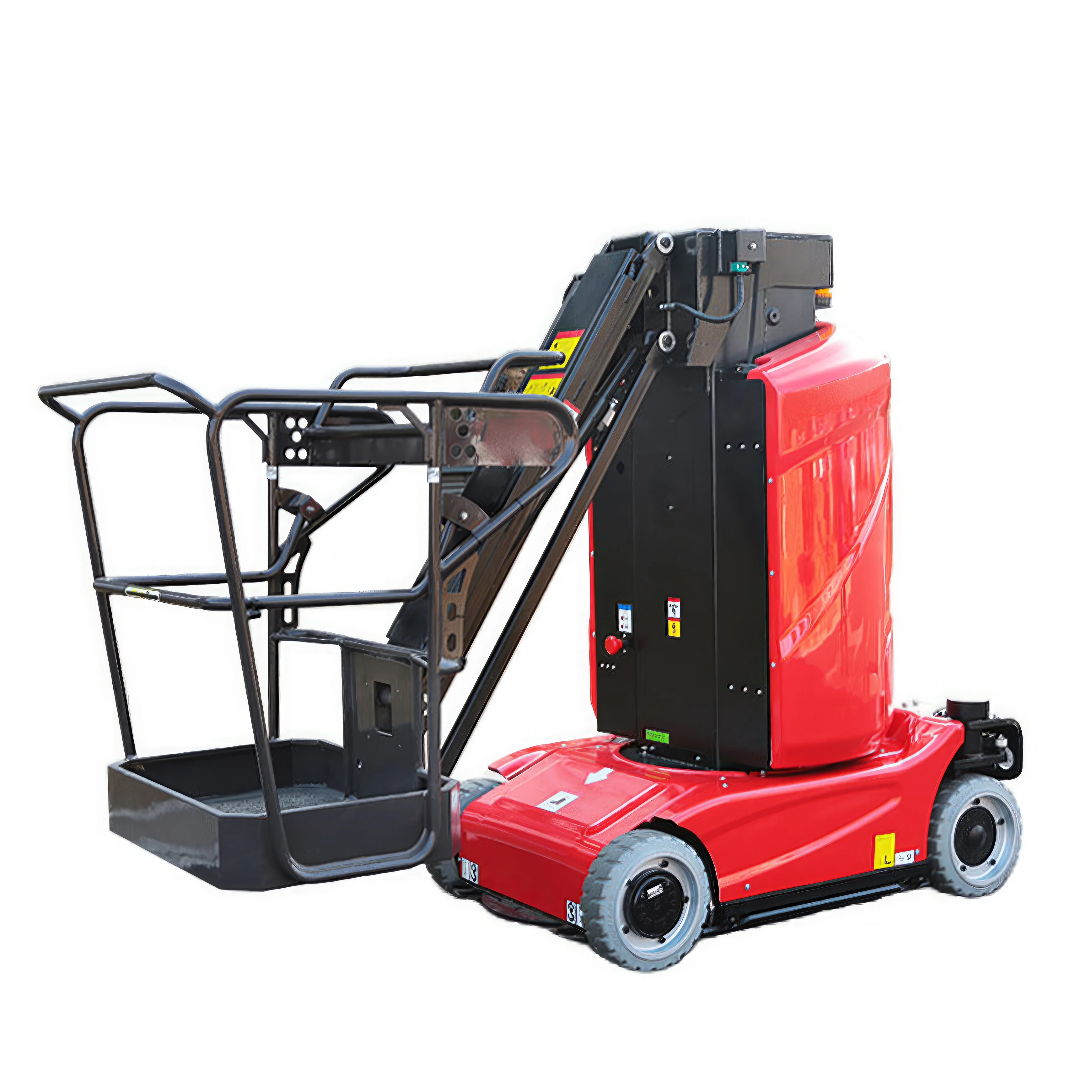 Low Price Hot Selling Mini Non-Marking Tires 200KG 12m Boom Lift Self-Propelled Vertical Mast