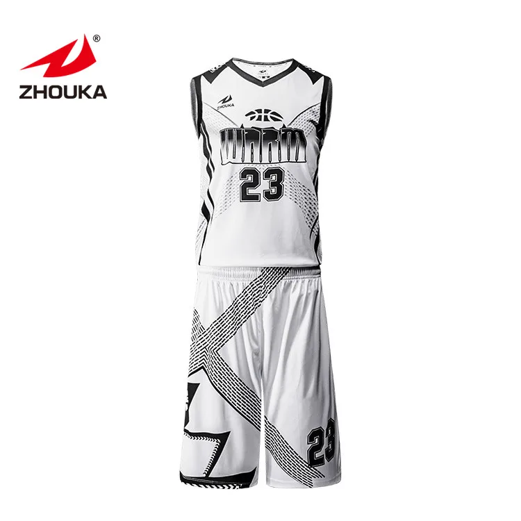 2020 New Design Sublimated Basketball Jerseys Uniforms Design Customize Color Sports Basketball Wear