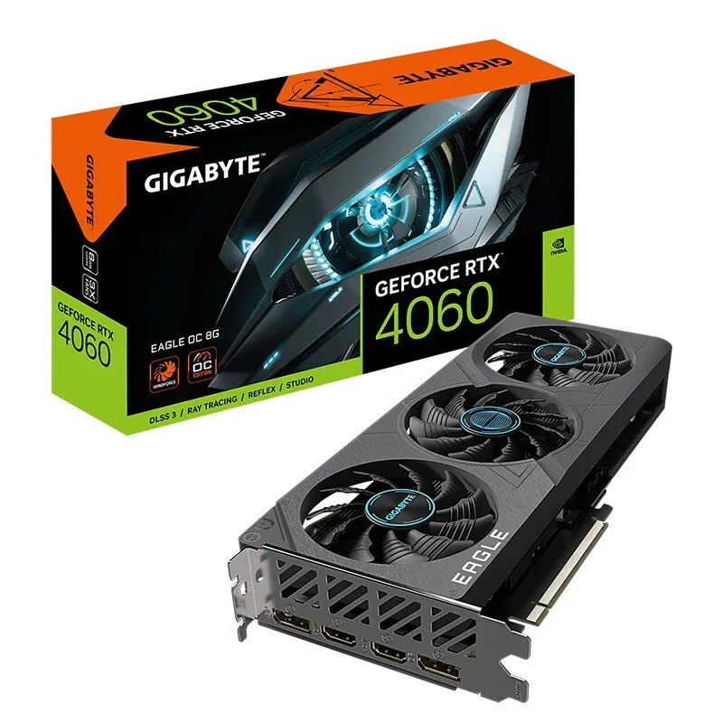 【新品未開封】GIGABYTE NVIDIA GeForce RTX4060 GIGABYTE Geforce RTX 4060 EAGLE OC 8G - New Arrival GPU