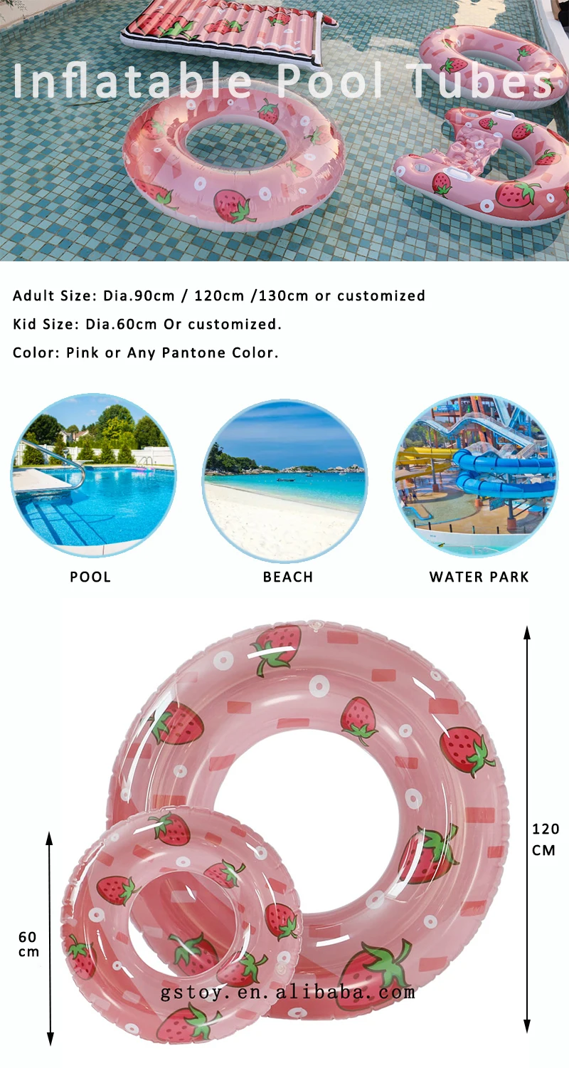 Custom Giant Inflatable Strawberry Pool Float Swim Tube Buy