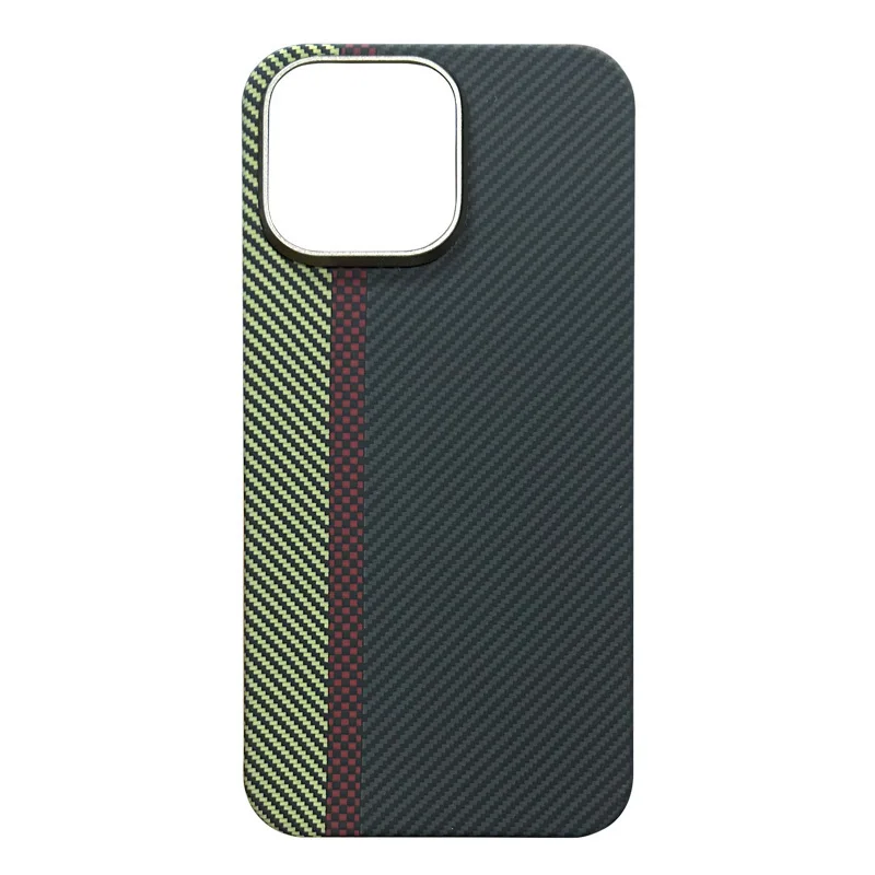 Carbon Fiber Magnetic Phone Case Support Wireless Charging Business Cover Ultra Thin For Iphone 16 15 14 13 12 11 Plus Pro Max