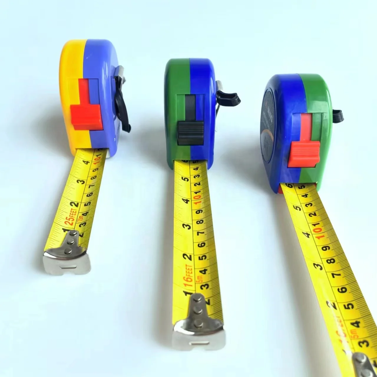 Measuring Tape Spring Steel Construction Tools 3m/16mm 5m/19mm Tape Measure