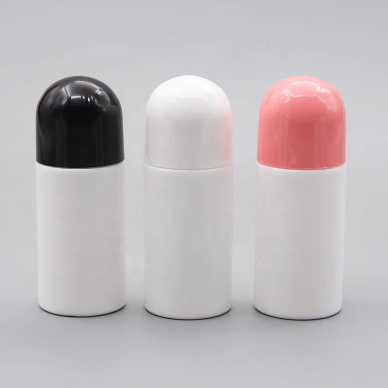 50ml HDPE Plastic Empty White Daubing Sponge Applicator Bingo Bottle With Screw Sponge Cap
