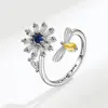 White gold color (blue diamond)