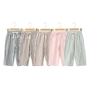 Favorable Price Various Colors Baby Spring Trousers Stripe Elastic Waistband Fashion Baby Children's Long Pants