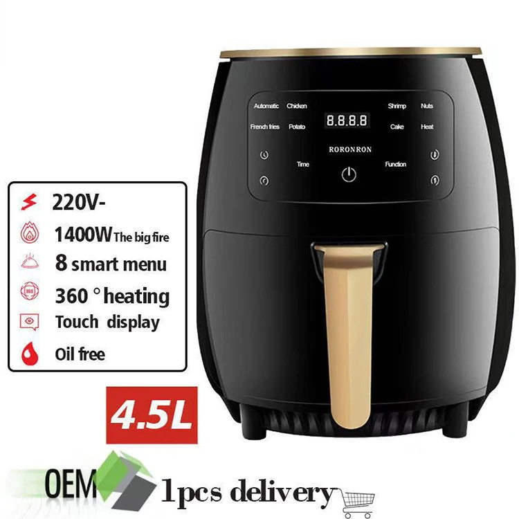 5L Air Fryer Household Visual Steam Air Fryer Microcomputer Touch