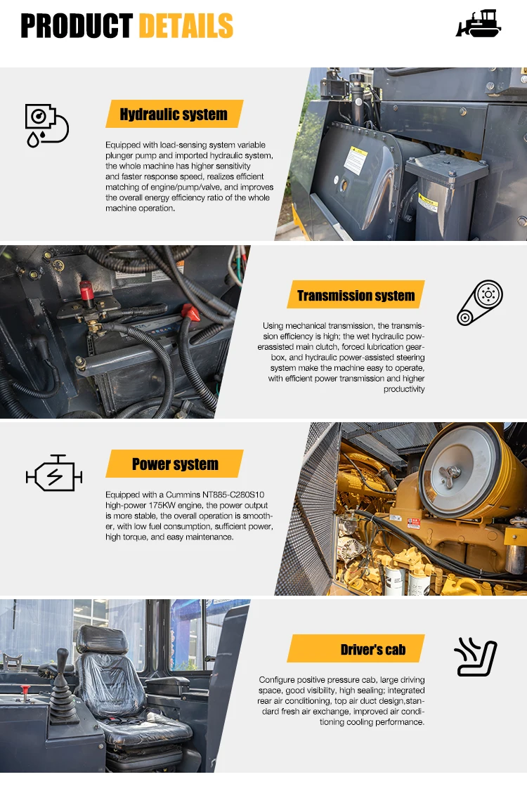 Поставщик бульдозеров Hengwang Group гусеничная 220 техника миниатюрный бульдозер с лебедкой маленький цена