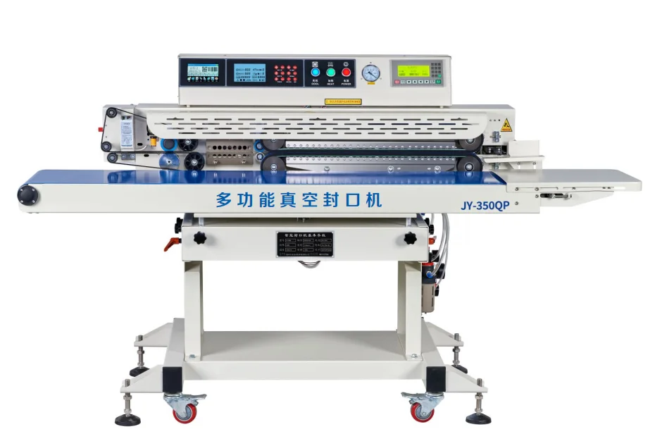 Model XT1070 Automatic Continuous  Sealing Machine  That Can Filling Nitrogen or Vacuum  and Ink Roll Printing