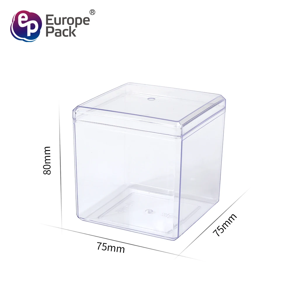 Hard Plastic Biscuit Mousse Cup Tiramisu Dessert Pudding Packaging box