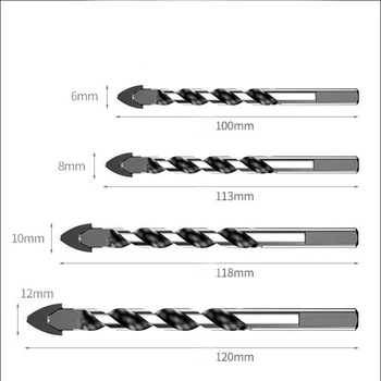Germany Universal Drill Bit Concrete Wall Iron Tile Glass Woodworking Hand Drill Drill Bit