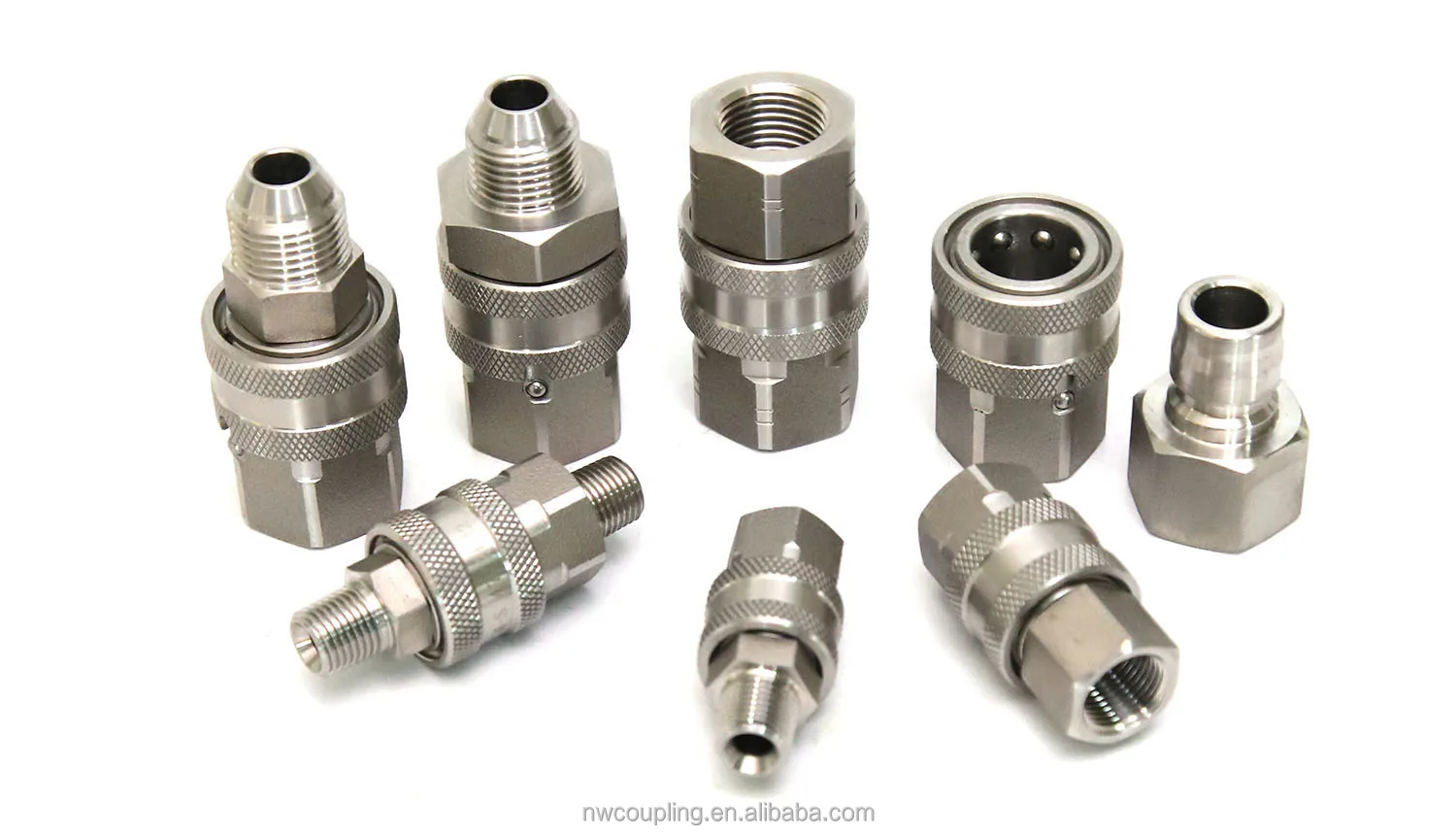 Standard Quick Coupling Naiwo Valveless Quick Coupler Quick Connector Stainless Steel 304 ...