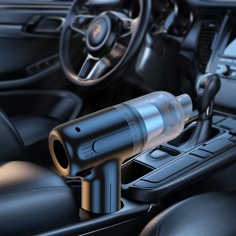 Мощный беспроводной автомобильный пылесос 11000 Па бесщеточный портативный перезаряжаемый