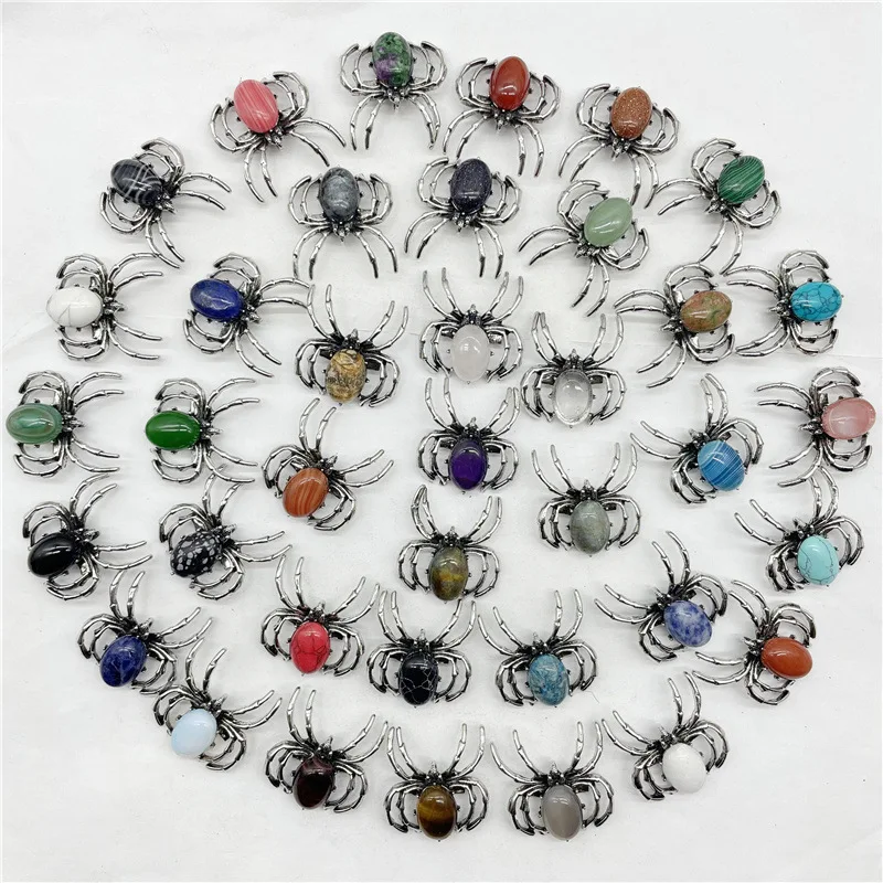 Broche Araignée Cristal Perlé - Bijou Vintage Élégant Pour Femmes Et Filles