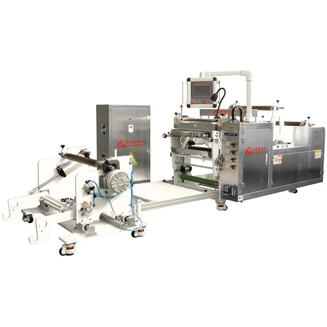 Hot-selling, high-production, adjustable-speed hot-melt adhesive coating and hot-melt adhesive integrated coating machine