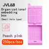 Peach Pink 250pcs/box square hole