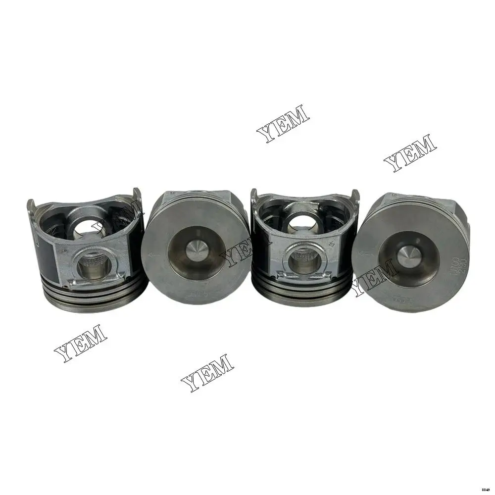Engine Piston Kit With Pin CIR-CLIP 1J700-21903 For Kubota V2607