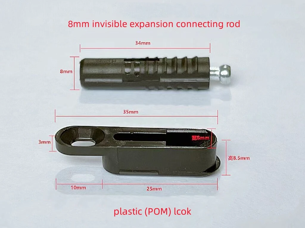 Factory Price Furniture Board Invisible Connector 2in1 Furniture