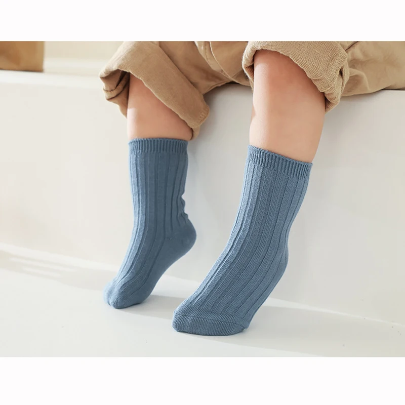 Custom Logo Baby Socks Kids Socks Wholesale Soft Breathable Cotton ...