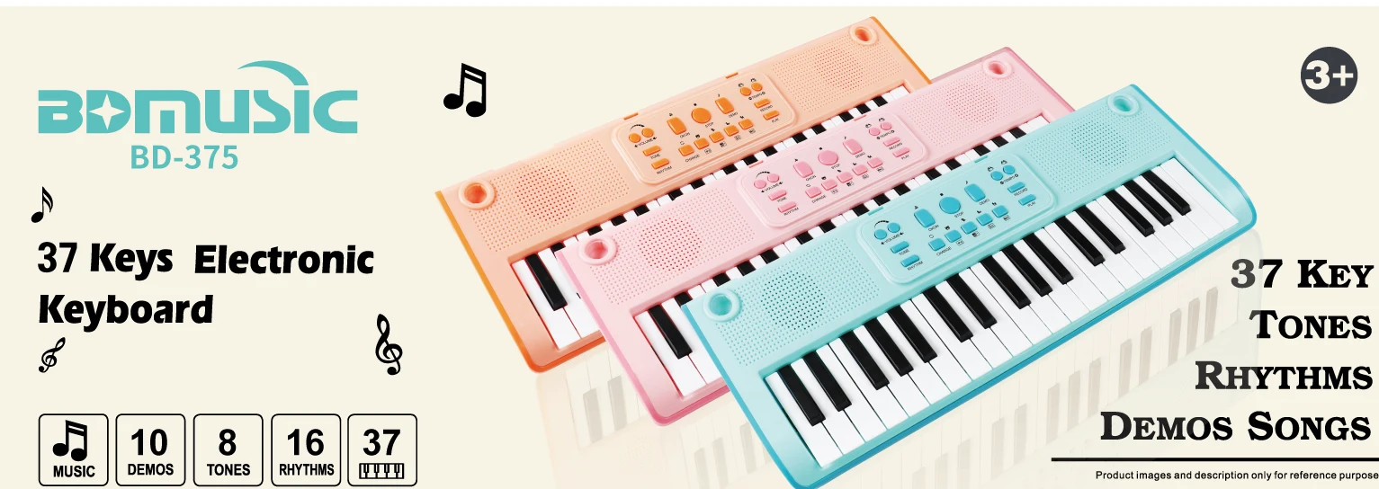 Portable  37 Keys Mini Electronic Keyboard Wonderful Design Musical Toys for Children supplier