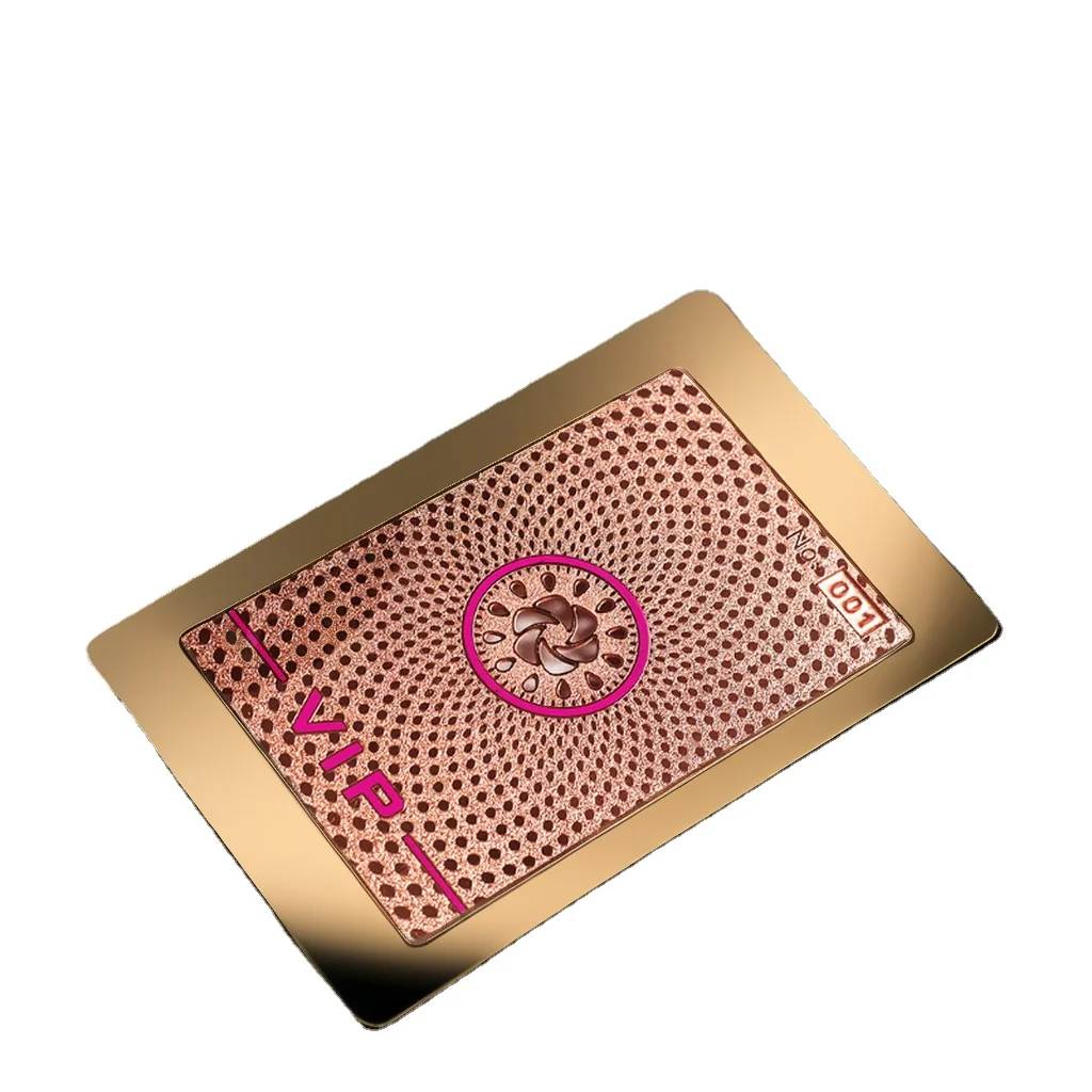 13.56MHz PVC Plastic Metal RFID Smart Chip Card with Metallic Finish ...