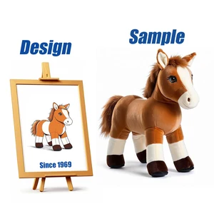 Shengye Plushie Manufacturer Custom 15cm 20cm 25cm 30cm Stuffed Animal Horse Plush Toy for Company Advertising Souvenir Gift