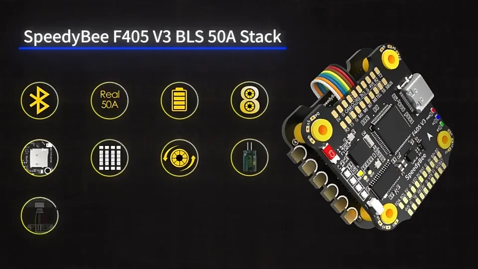 Speedybee F405 V3 50a Stack Fc Ecs Bmi270 30x30 Flight Controller Bls 4 ...