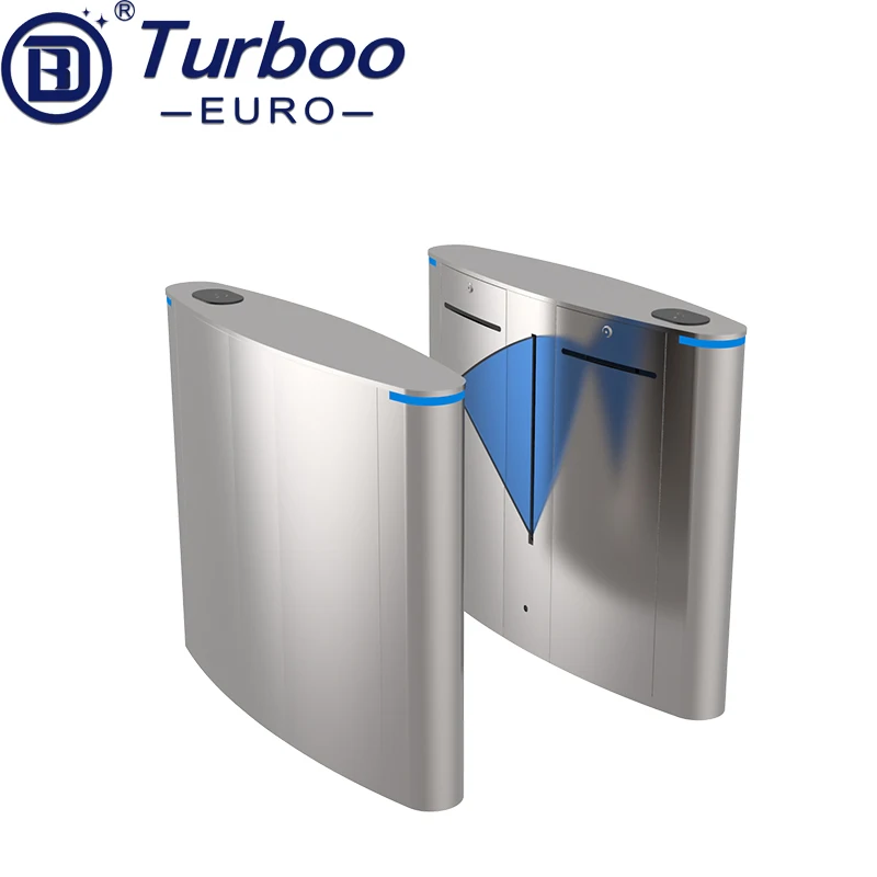 Flap Barrier Gate Servo Motor Safe Flap Barrier High Speed Flap Turnstile