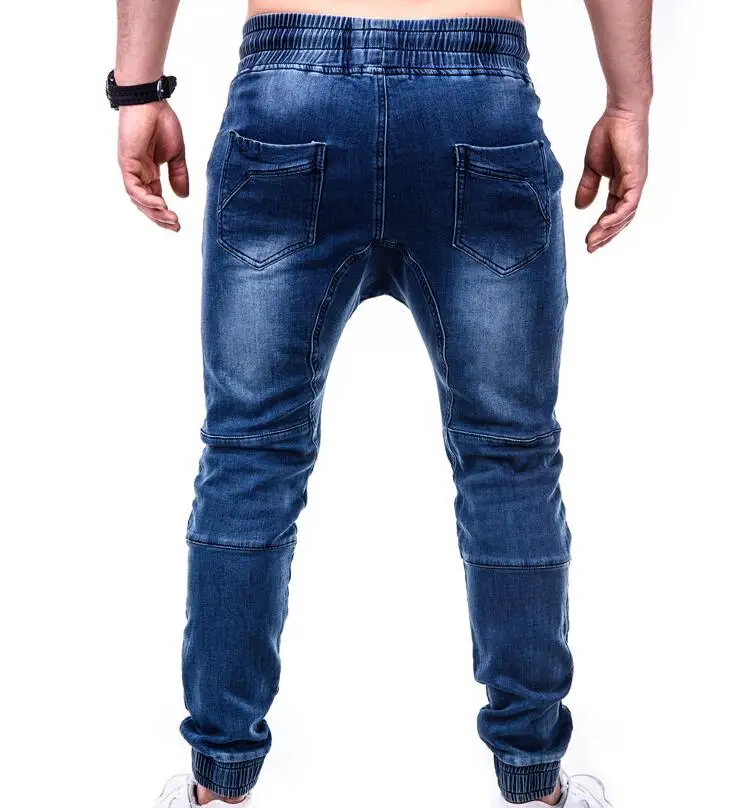 Men Jogger Pants Fitness Bodybuilding Gym Long Pants Side Zippered Casual Fashion Men Drawstring Sweatpants Trousers