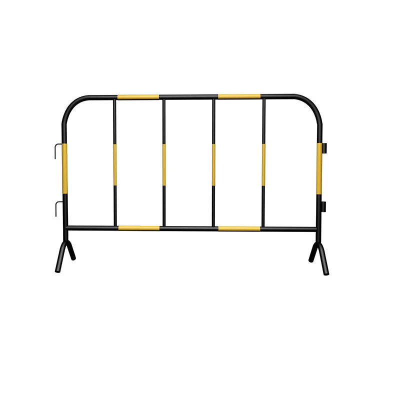 Yellow Black Galvanized Iron Wire Temporary Road Construction Isolation Fence Traffic Safety Edge Mobile Fence Wire Cloth