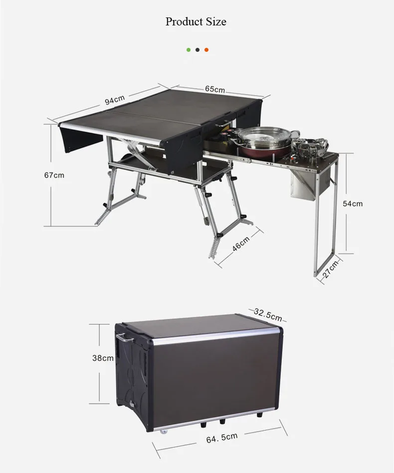 Стол для готовки походный