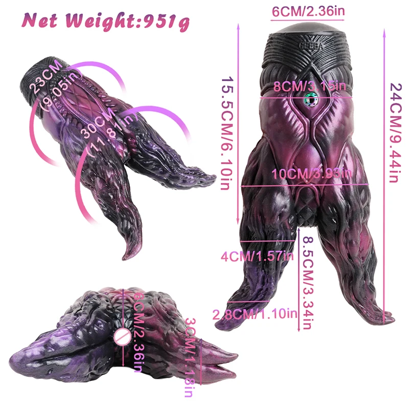 BEEBA Männliche Sexpuppe Spielzeug Deep Sea Secret--Dagon Flüssiges Silikon  Männlicher Masturbationsbecher Weiche Vagina Taschenmuschi Erotikspielzeug  für Erwachsene