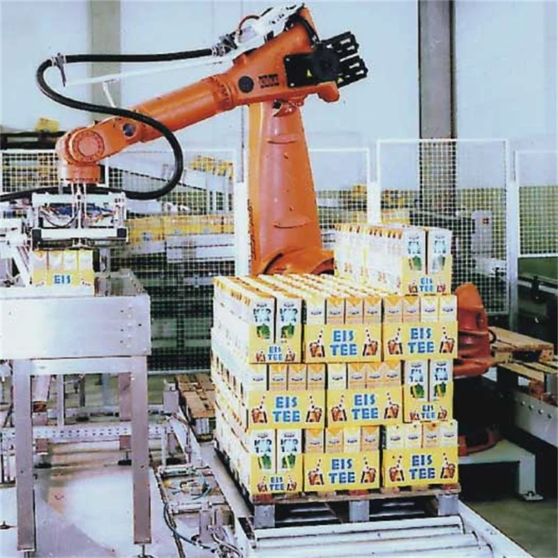 Leadworld Factory Custom Automatic Packaging Machine Palletizer Line Palletizing Robot Price Robot Stacker