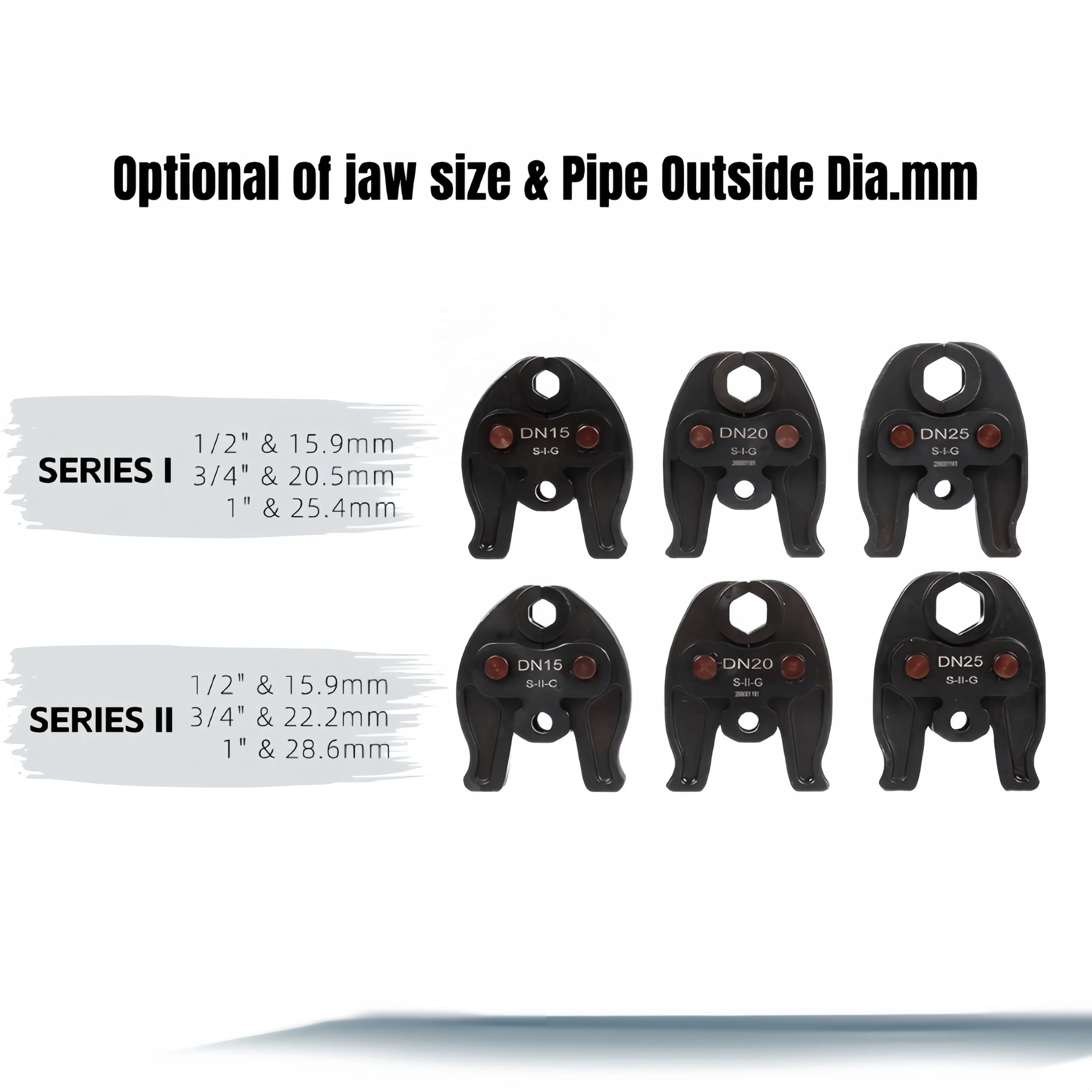 Высокорекомендуемый аккумулятор портативный профессиональный пресс Hvac набор инструментов 1/2 3/4 трубы обжимной сантехники медный PEX из нержавеющей стали