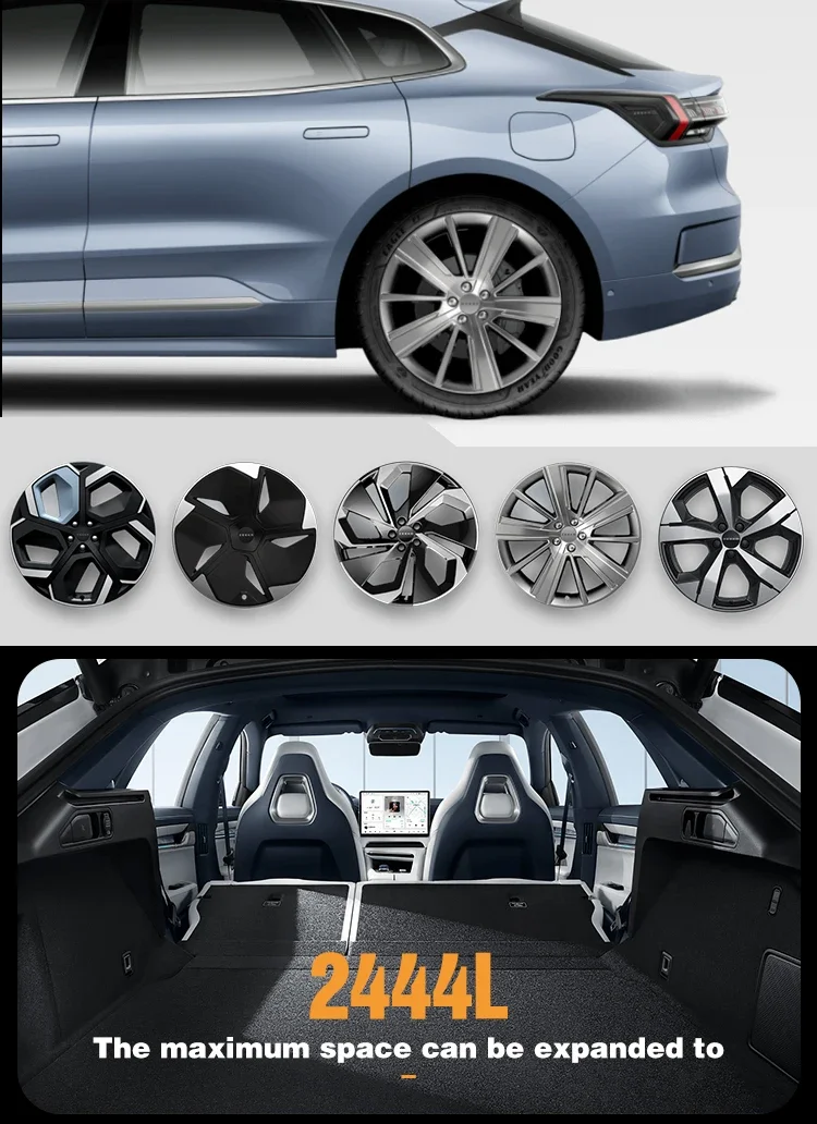 product high speed 2024 ev used car zeekr 001 100kwh 4wd awd new energy vehicle geely zeekr 001 2023 2024 year electric car in stock-5