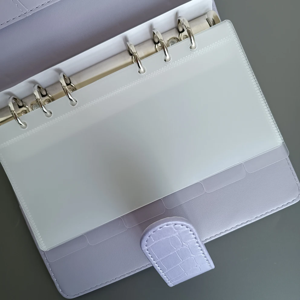 Leitz 4795 A5 Bag File - 6 Holes, Frosted, Pack Of 50 Pieces, For Document Organization
