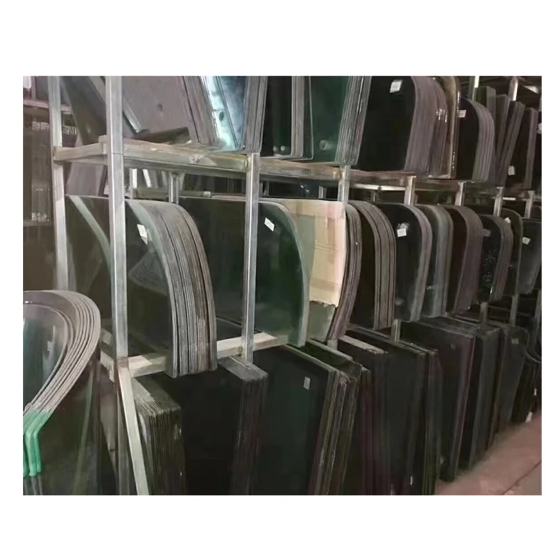 Construction Machinery Crawler Excavator Cabin Glass Drive Cab Door Spare Parts Yellow ISO9001 Certified High Quality