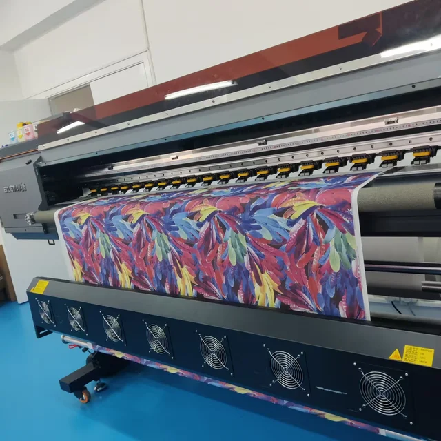 Enjet E74 4 heads epson i3200 with 1.9M width sublimation printer for polyester heat transfer machine