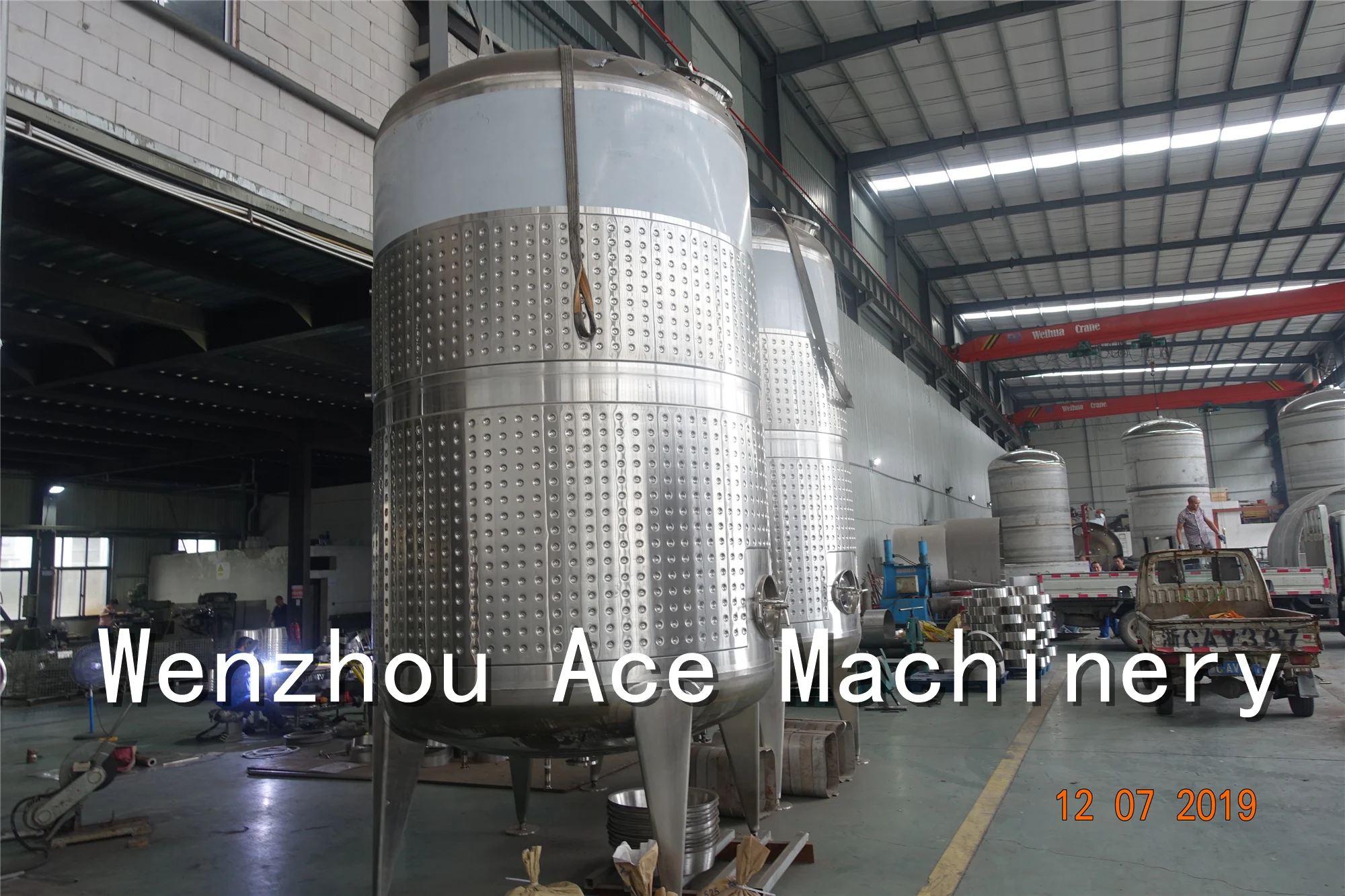 Сосуд под давлением из нержавеющей стали ферментационные резервуары 300L 500L 1000L 2000L 5000L