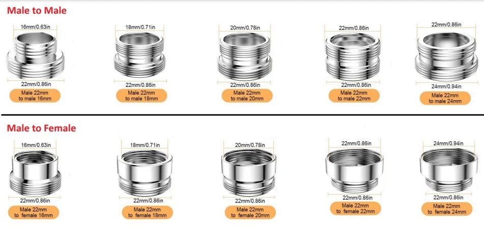 Zeynomax - Kit De Raccordement Universel Pour Robinet Mitigeur - Adaptateur De Tuyau