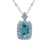 emerald paraiba pendant