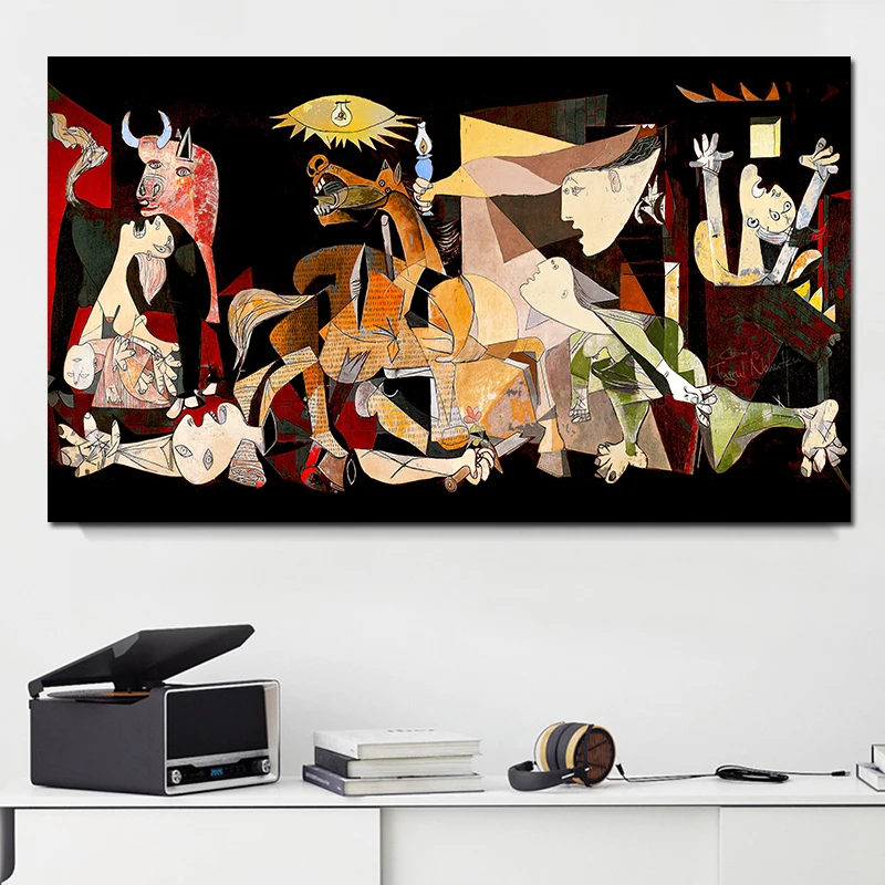 Picasso Artwork Famous Art Poster Prints Abstract Canvas Wall Art Painting 