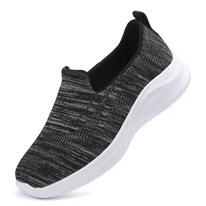 New Lightweight Casual Fashion Men's and Women's Breathable Flat Slip-on Outdoor Walking Shoes for Spring Autumn Winter