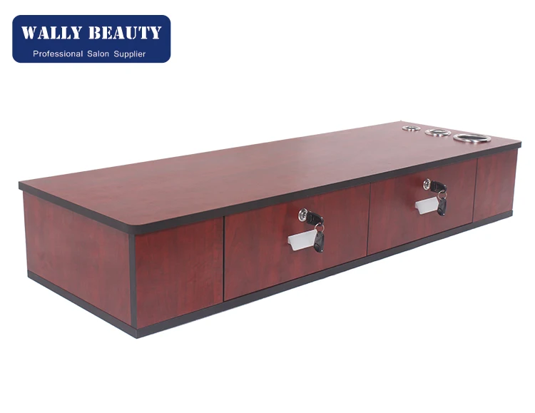 Настенное крепление 2 выдвижных ящика Парикмахерская мебель шкафчик с