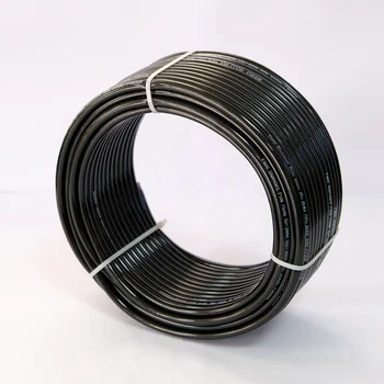 Black Flexible PVC Pole Hose Soft Water Pipe Tube Convey Water Oil