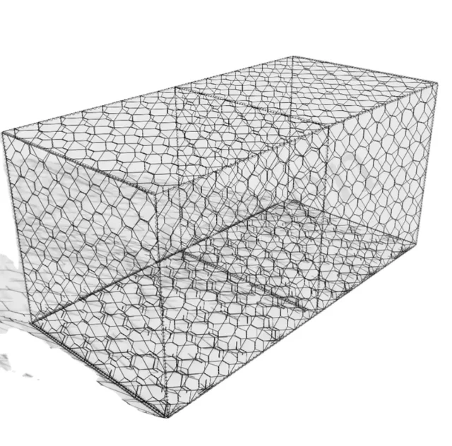 China reputation cooperation manufacturers Gabin pad net hot dip zinc PVC coated stone cage net basket