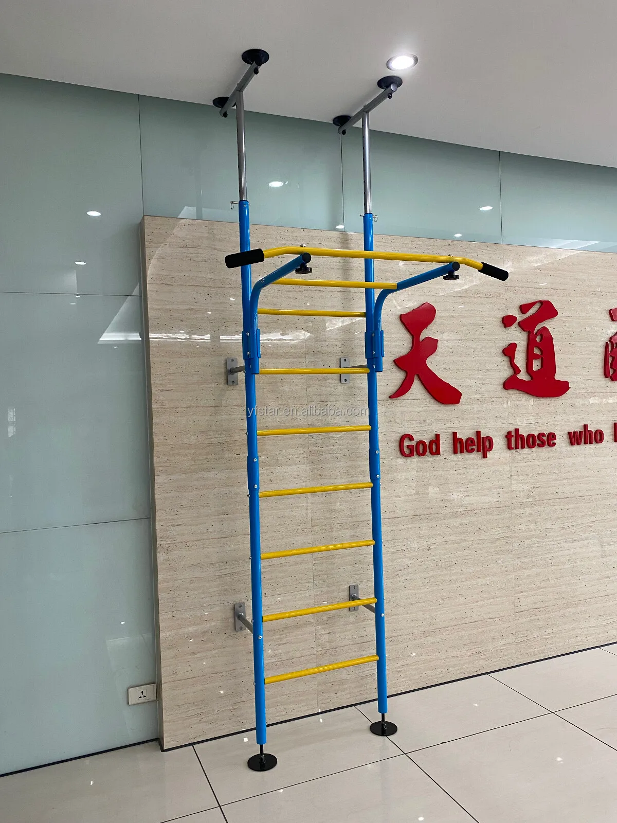 钢制瑞典式梯墙套装 儿童健身栏杆 瑞典式体操墙体操栏杆 体操用具