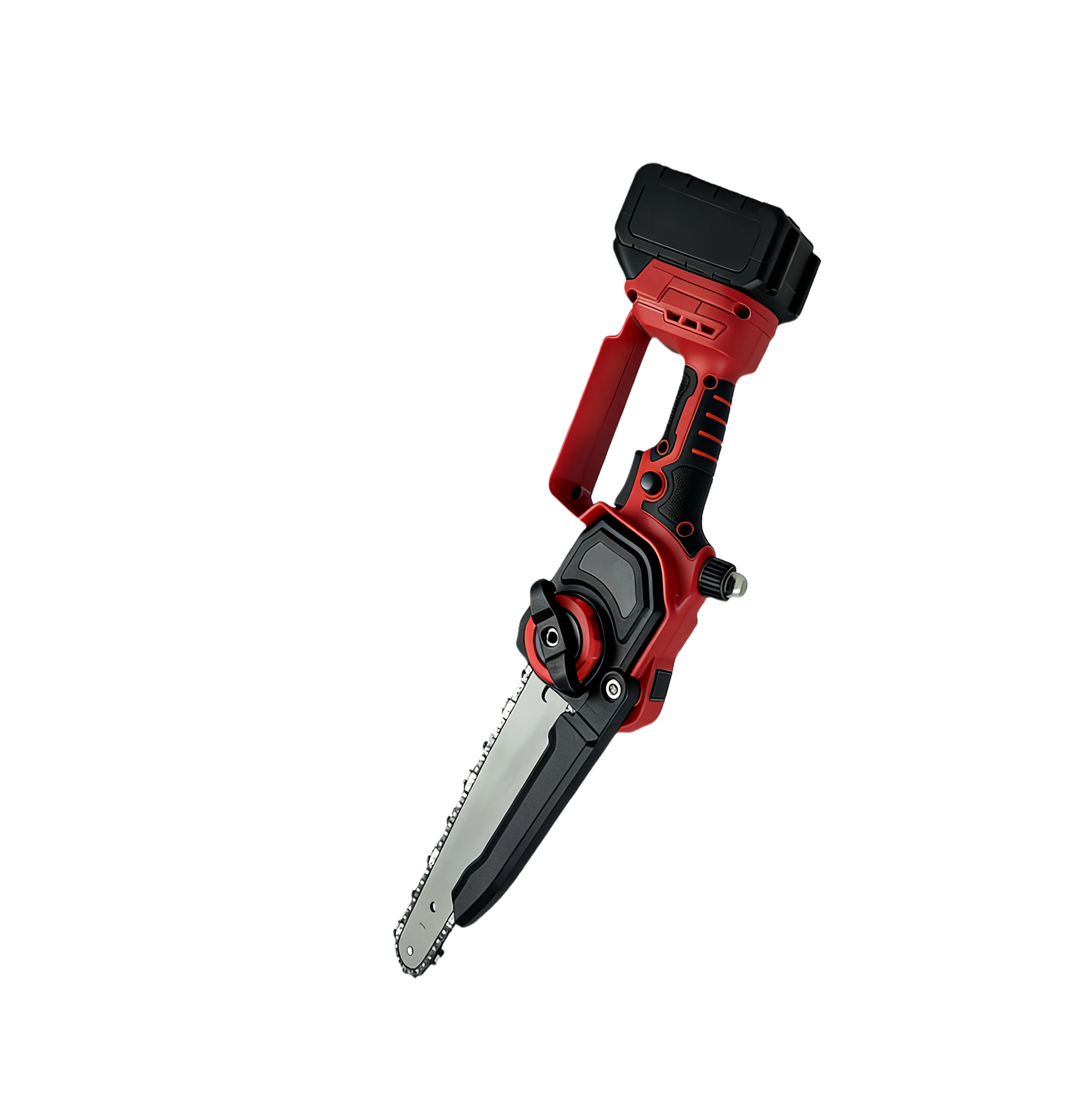 Brushless 21V Lithium Battery Handheld Electric Chain Saw with 8-Inch ...