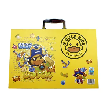 145-piece Set of Children's Watercolor Pens in Aluminum Box - Art Stationery for Doodling with Colored Pens